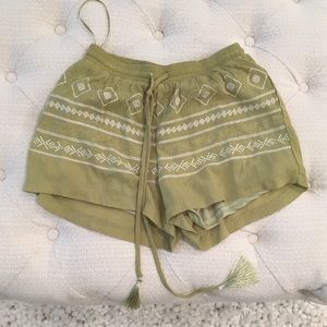 Green Francesca’s Beach Shorts